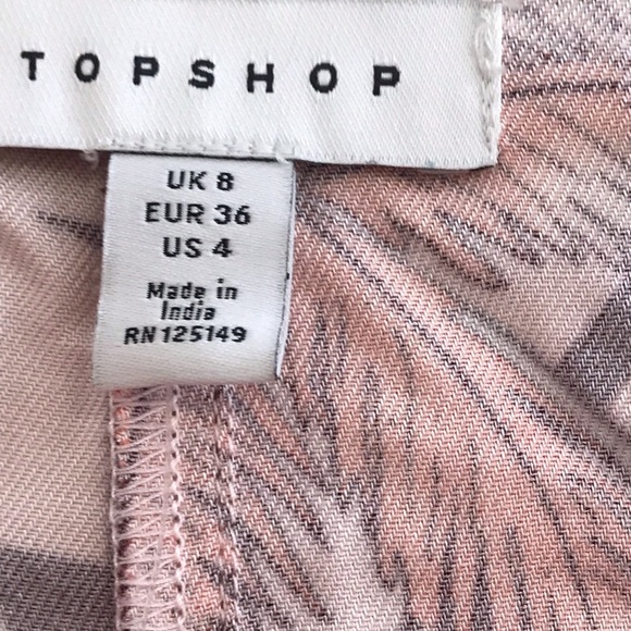 Topshop tropical print romper size US 4 - Picture 6 of 6